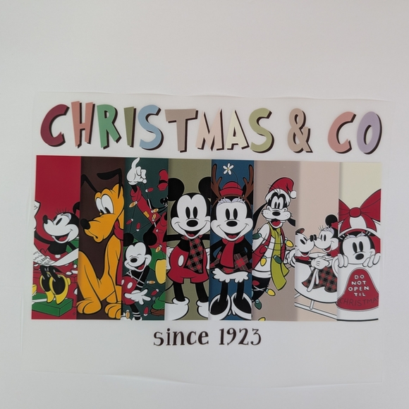 Tops - DTF‎ Transfer Mickey Mouse & Friends Christmas & Co READY TO PRESS